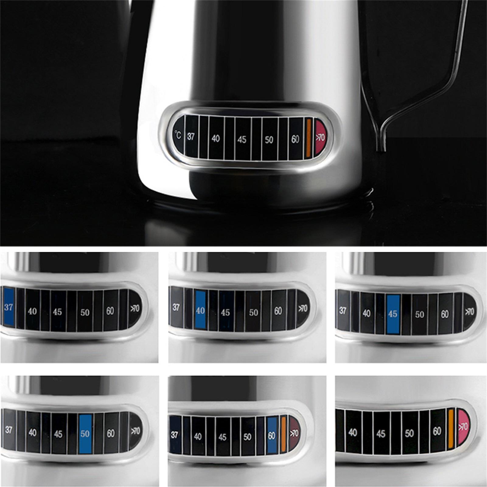 Temperature Strip Thermometer - Bottle Thermometer Sticker Stainless Steel Cup