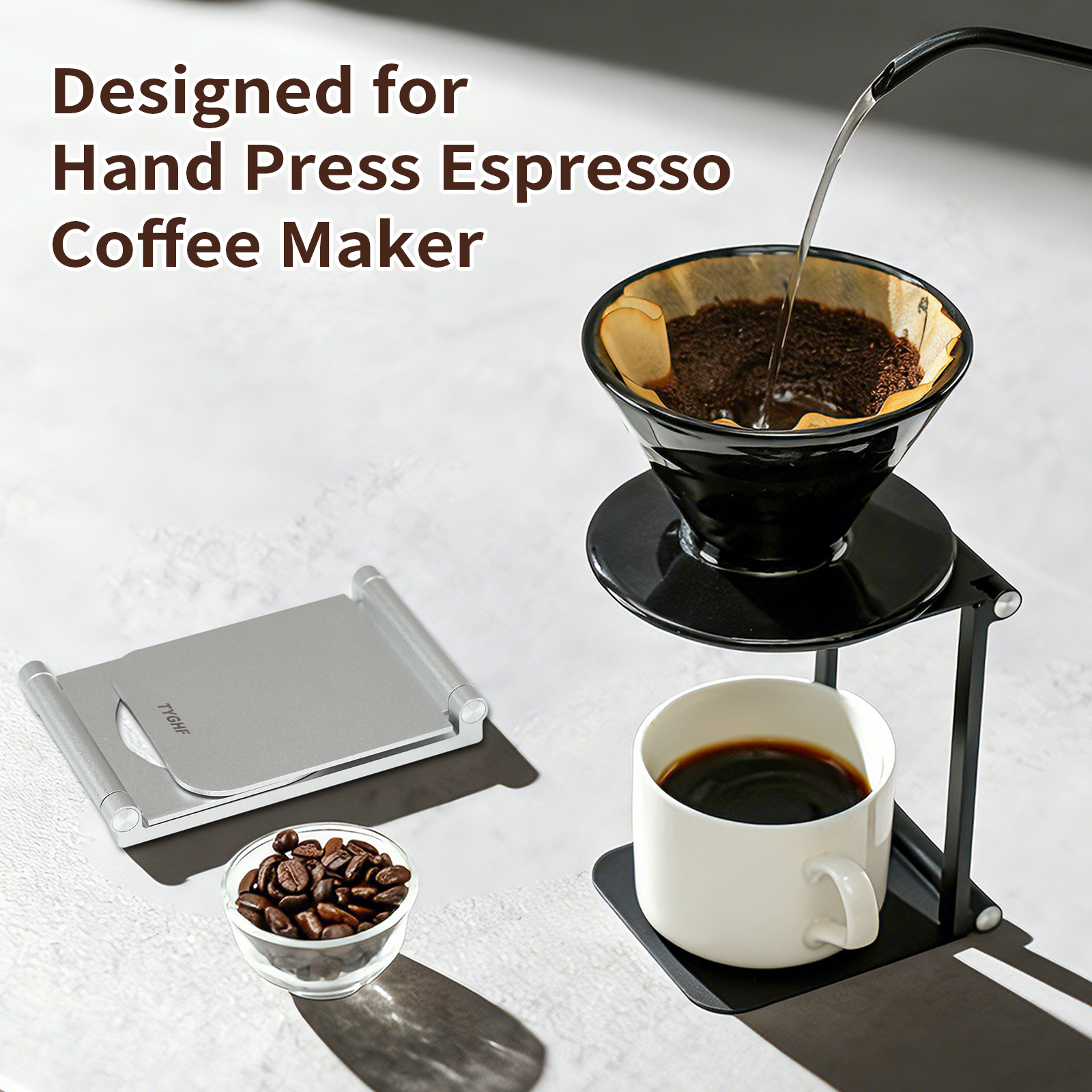Coffee Equipment Espresso - 2026 Foldable Aluminum Alloy Coffee Machine