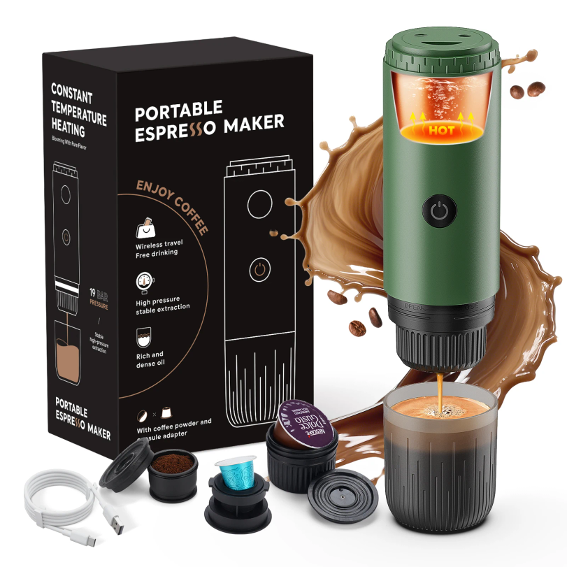 Coffee Equipment Espresso - Portable Espresso Machine 3-in-1 Travel Coffee
