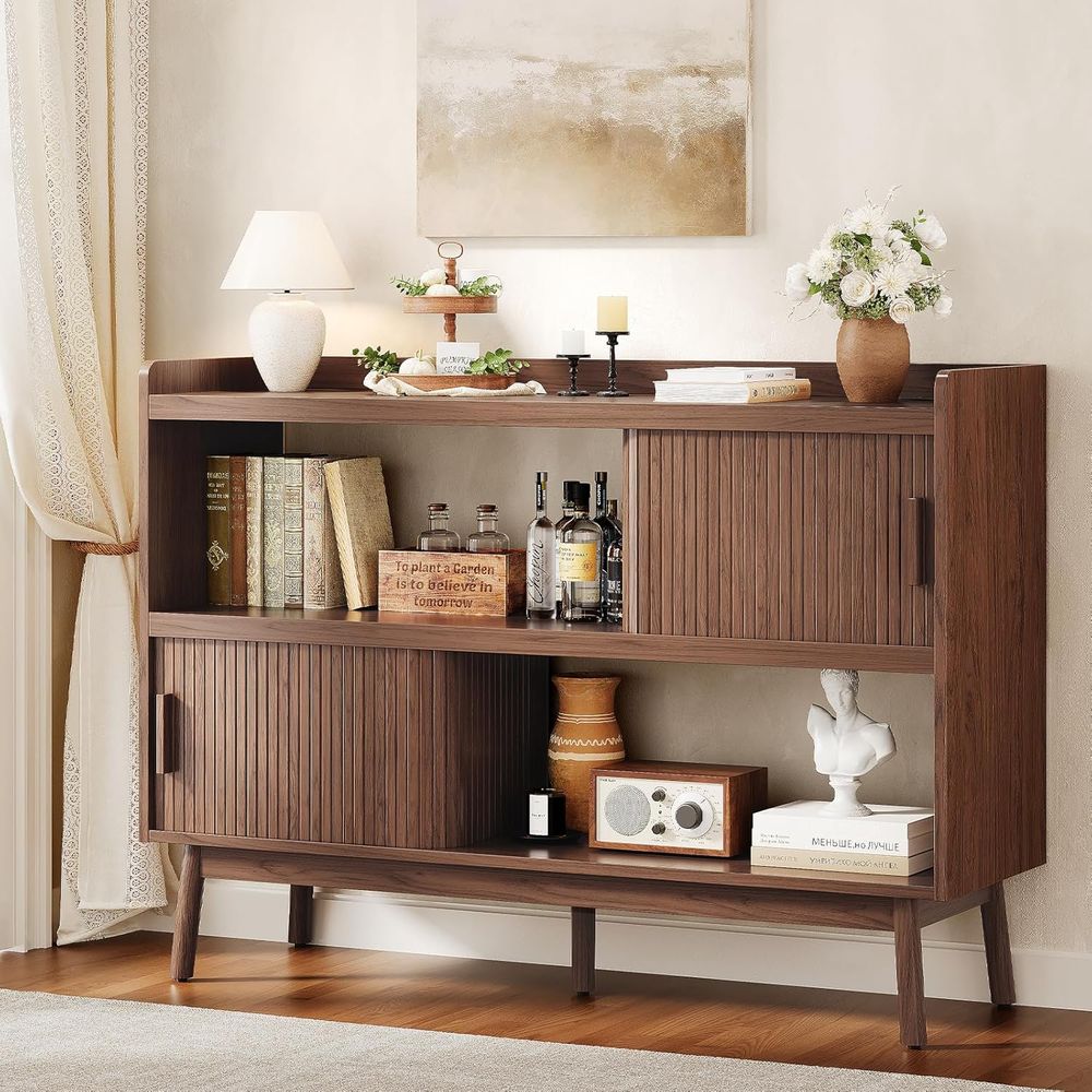 Coffee Equipment Outlet - Mid-Century Style Coffee Bar Table with