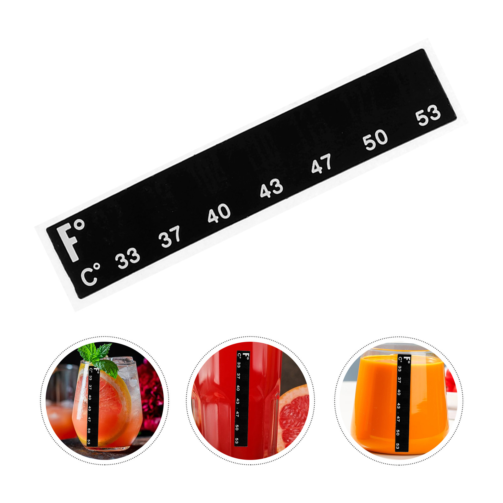 Temperature Strip Thermometer - 10Pcs Liquid Crystal Thermometer Stickers High