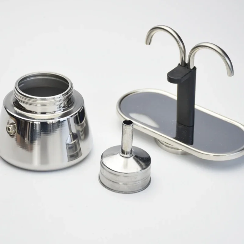 200ML Mini Moka Pot Double Tub – обзор и цена Coffee Equipment Espresso