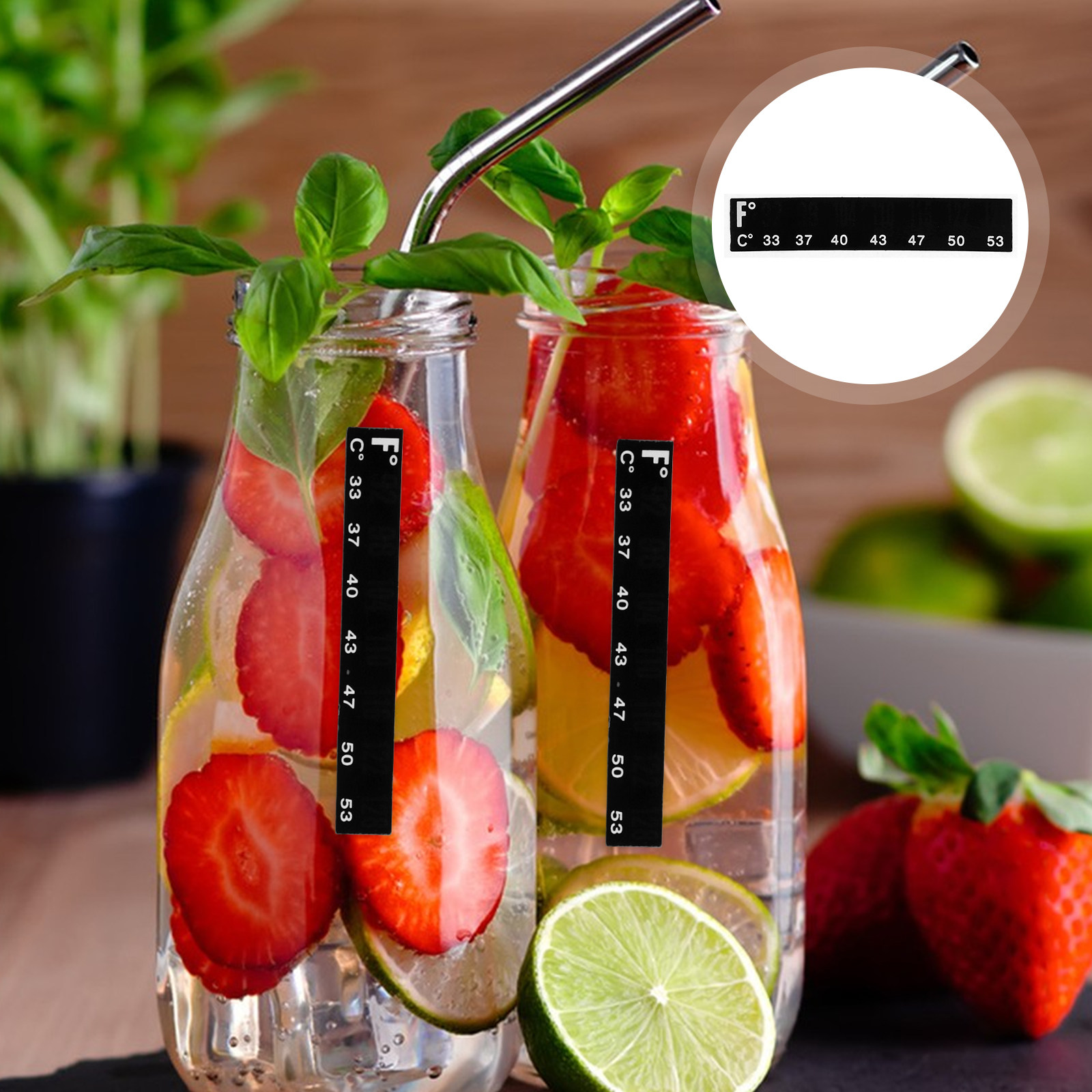 10Pcs High Precision LCD Therm – обзор и цена Temperature Strip Thermometer