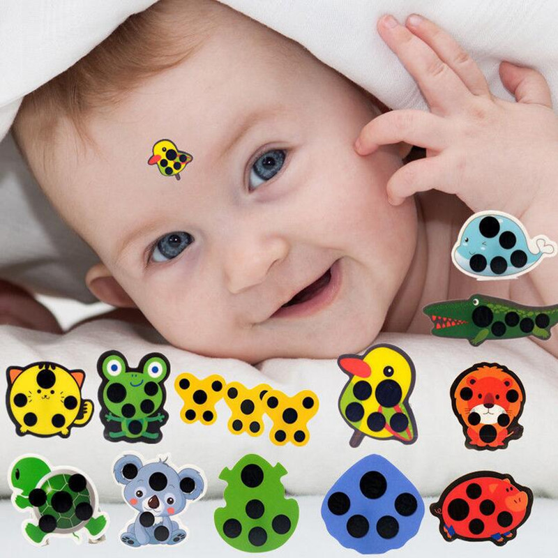 5pcs Baby Cute Cartoon Animal  – обзор и цена Temperature Strip Thermometer