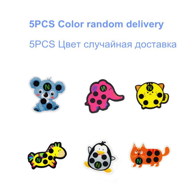 5pcs Baby Cute Cartoon Animal  – обзор и цена Temperature Strip Thermometer