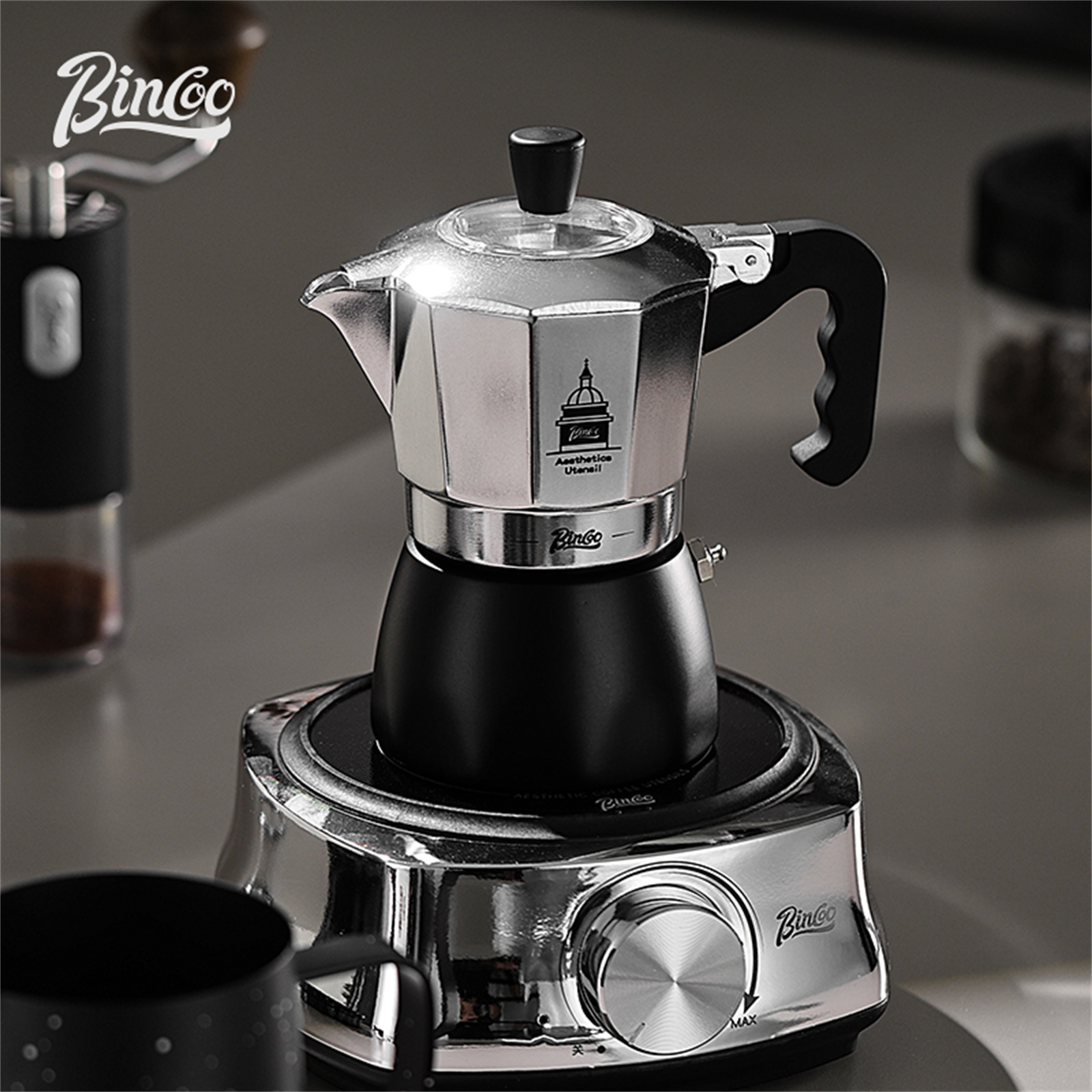 BINCOO Double Valve Moka Pot，E – обзор и цена Coffee Equipment Espresso