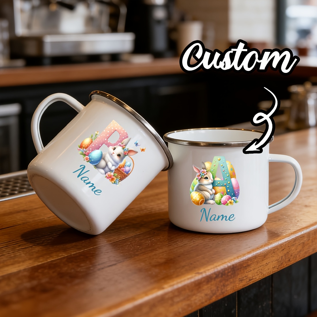 Personalized Mug Floral Initia – обзор и цена Coffee Equipment Names