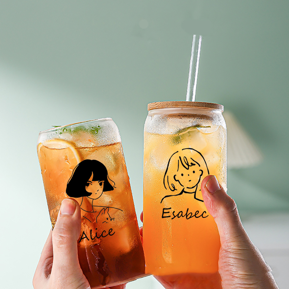 Customized cartoon glass cups, – обзор и цена Coffee Equipment Names