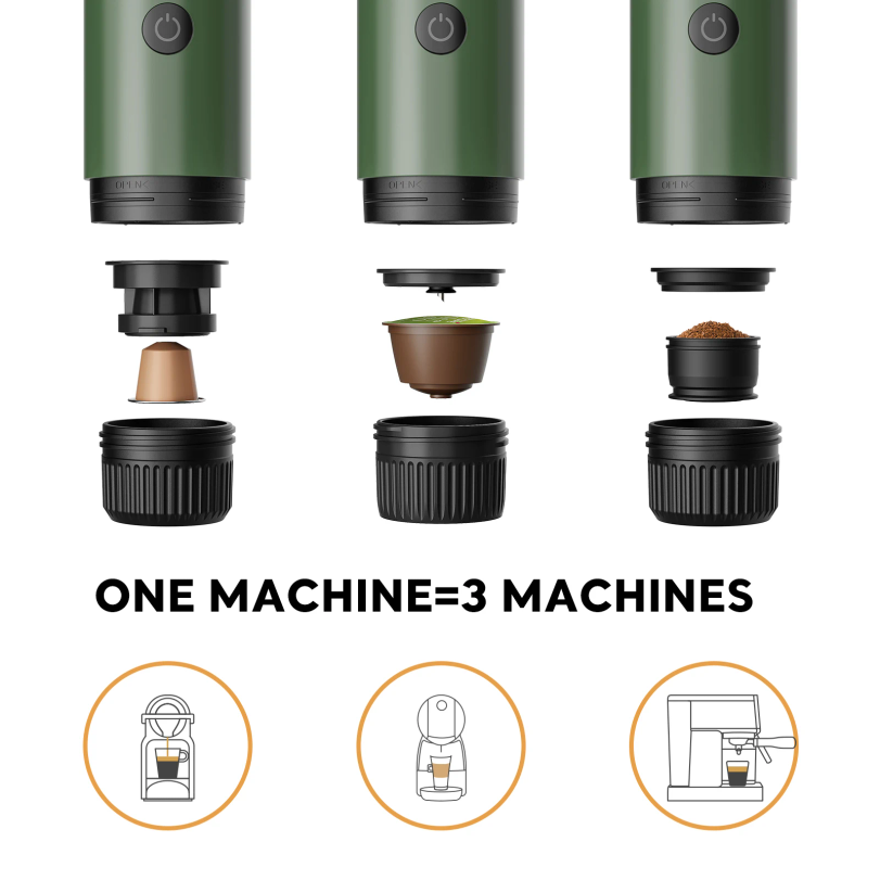 Portable Espresso Machine 3-in – обзор и цена Coffee Equipment Espresso