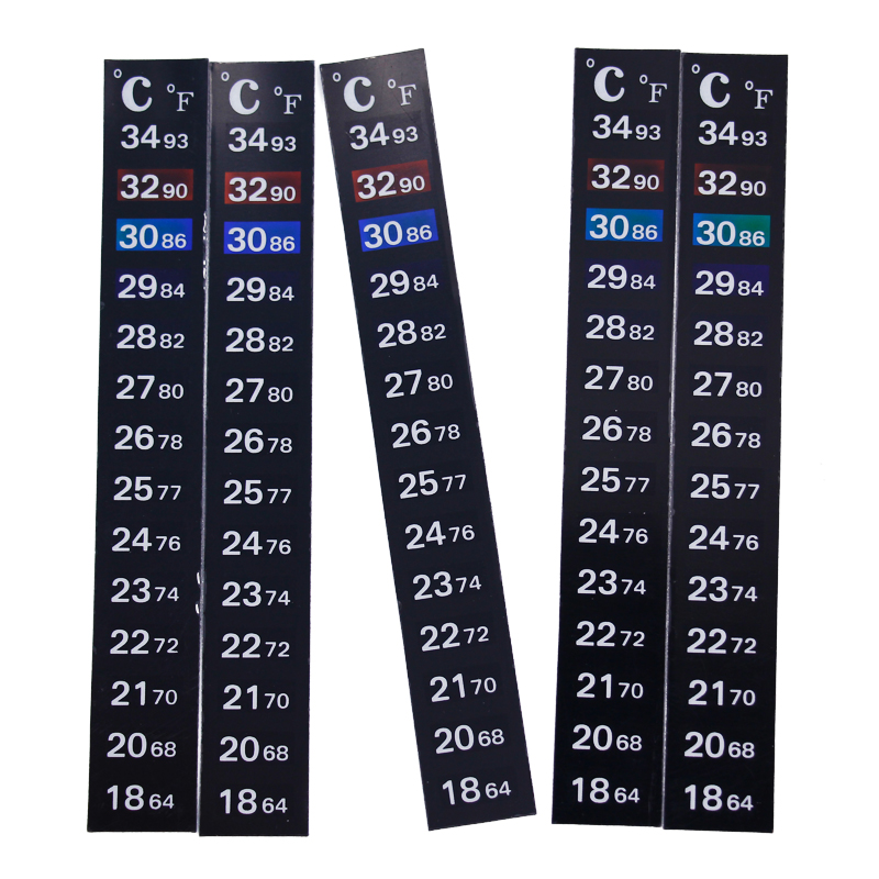 1/2/3/5pcs/lot Change color Th – обзор и цена Temperature Strip Thermometer