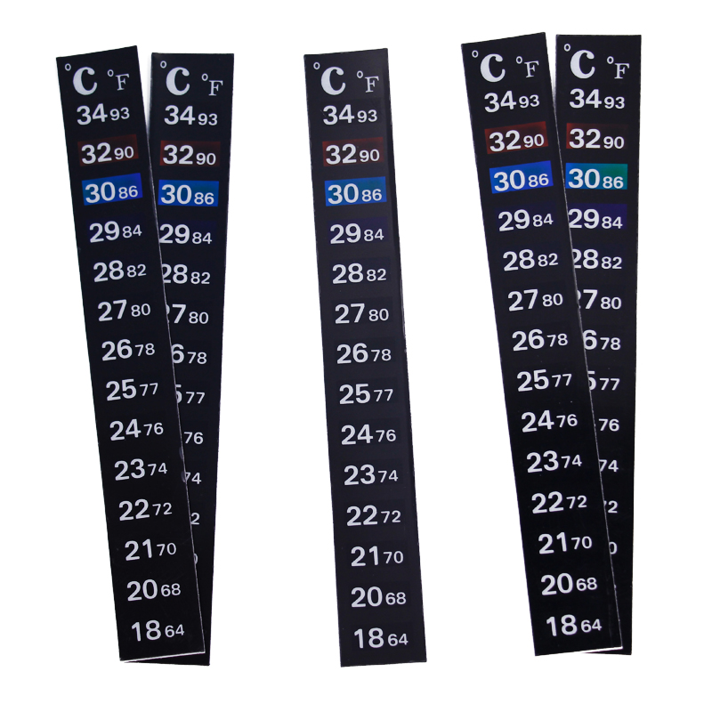 1/2/3/5pcs/lot Change color Th – обзор и цена Temperature Strip Thermometer