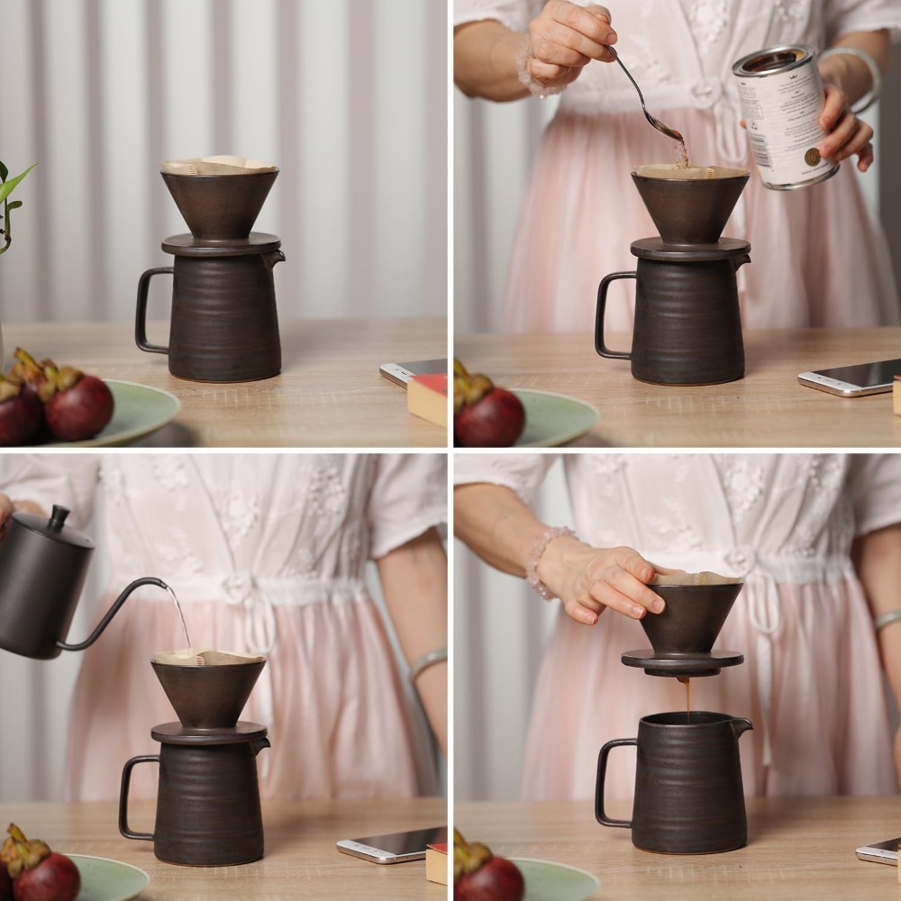 2-piece Porcelain Hand-pour Co – обзор и цена Coffee Equipment Espresso