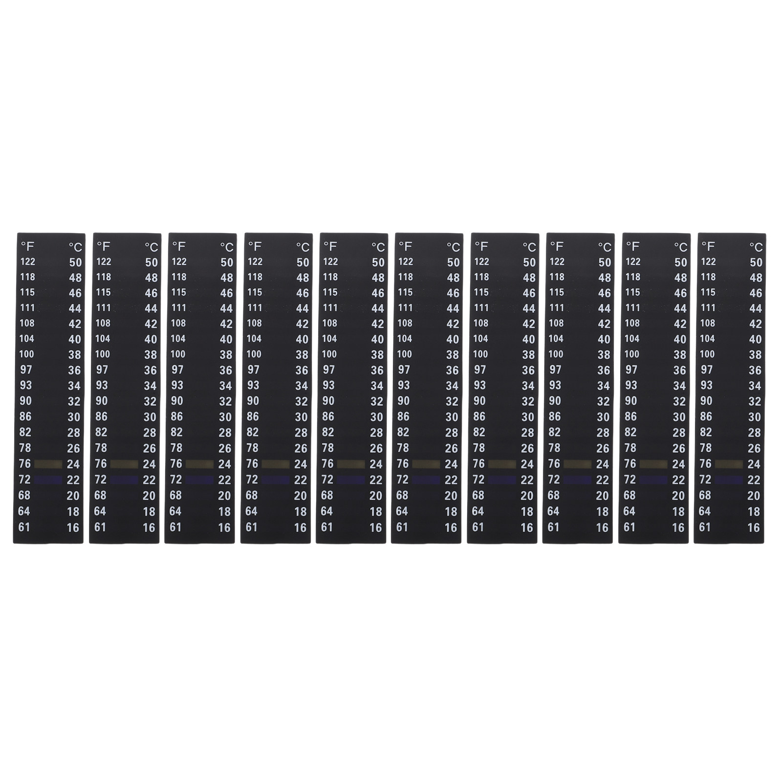 10Pcs Aquarium Water Strips Bo – обзор и цена Temperature Strip Thermometer