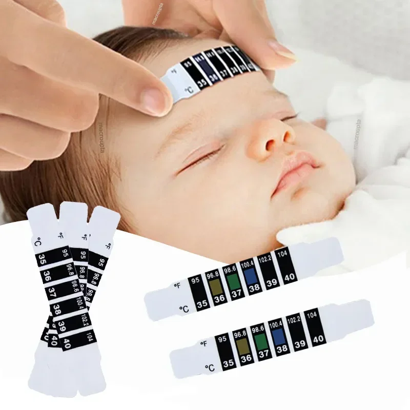 10/20Pcs Forehead Head Strip T – обзор и цена Temperature Strip Thermometer