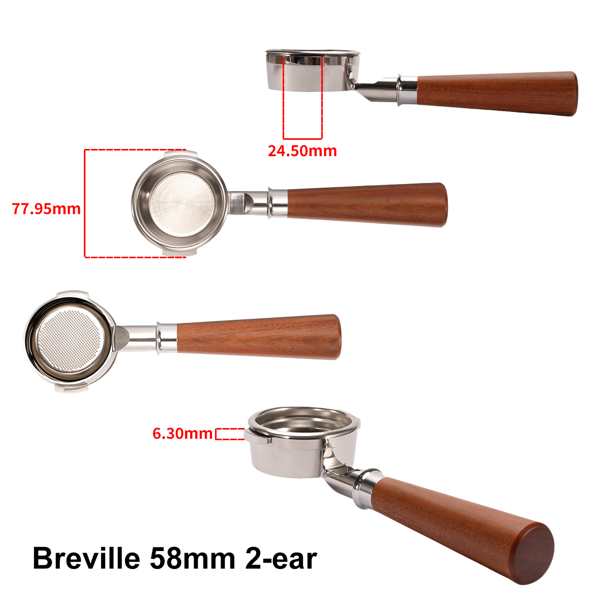 58mm Bottomless Portafilter Br – обзор и цена Coffee Equipment Tools