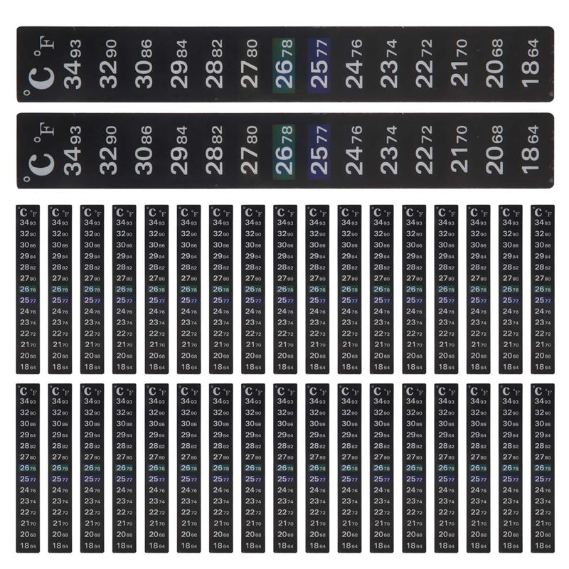 Ideal# 36 Pieces Digital Tempe – обзор и цена Temperature Strip Thermometer