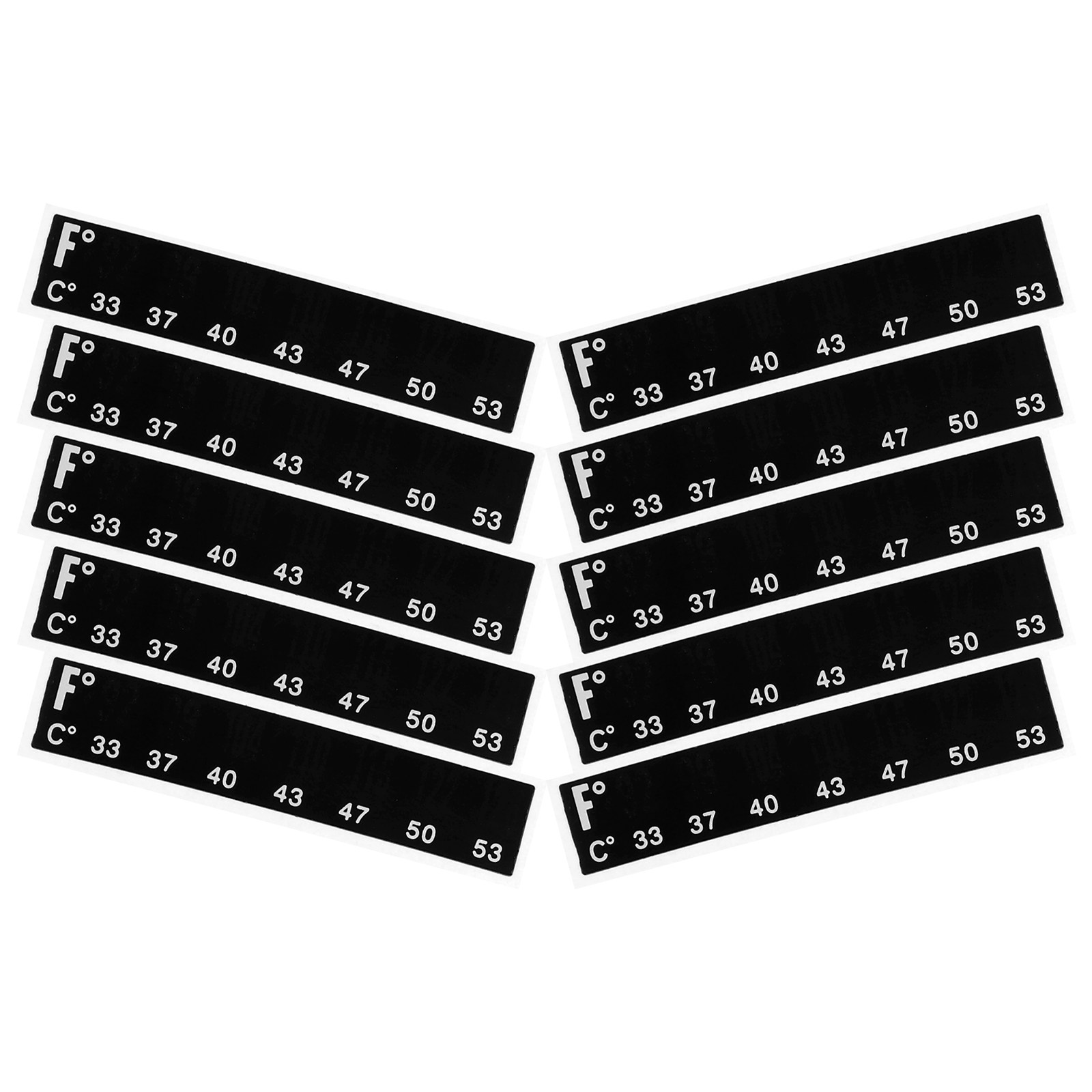 10Pcs Liquid Crystal Thermomet – обзор и цена Temperature Strip Thermometer